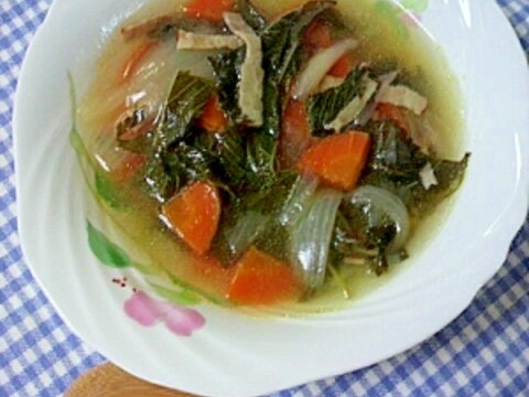 栄養満点！モロヘイヤの野菜スープ
